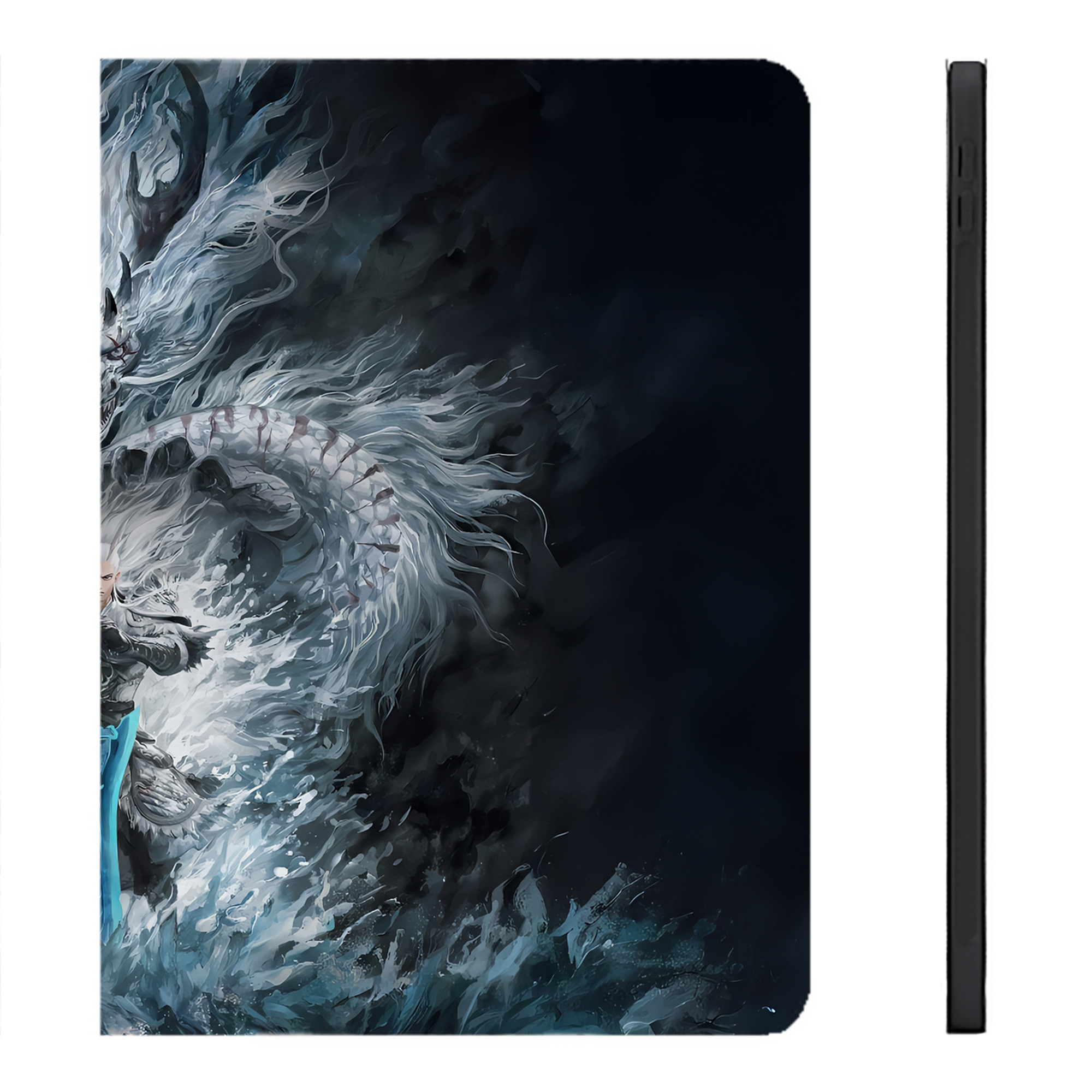 （画像用） Ne Zha 2 ナタ 魔童の大暴れ IPadケース ペンホルダー付き ブックスタイルデザイン
